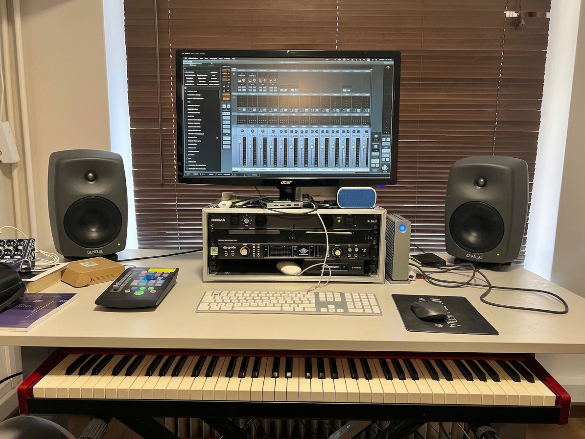 Electronic music production workstation